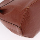 LOUIS VUITTON Epi Sac De Paul PM Shoulder Bag Brown M80203 LV Auth ka7246-14