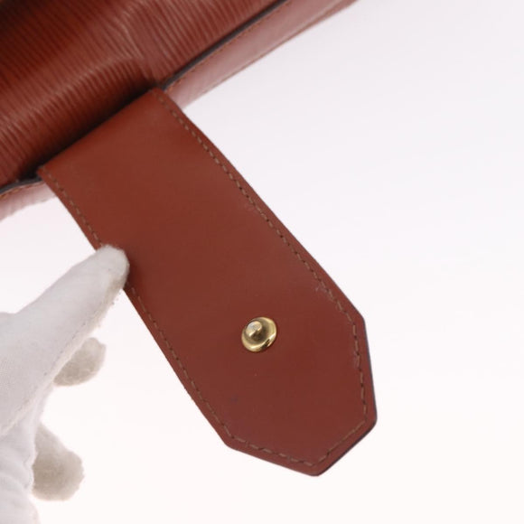 LOUIS VUITTON Epi Sac De Paul PM Shoulder Bag Brown M80203 LV Auth ka7246