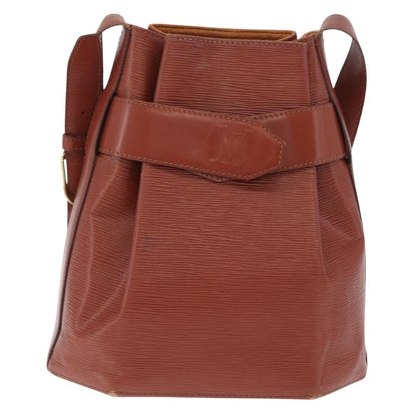 LOUIS VUITTON Epi Sac De Paul PM Shoulder Bag Brown M80203 LV Auth ka7246