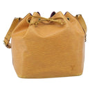 LOUIS VUITTON Epi Petit Noe Shoulder Bag Yellow M44109 LV Auth ka7253-2