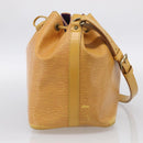 LOUIS VUITTON Epi Petit Noe Shoulder Bag Yellow M44109 LV Auth ka7253-5