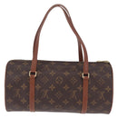 LOUIS VUITTON Monogram Papillon 30 Hand Bag M51365 LV Auth ka7255A-3