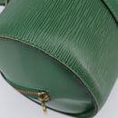 LOUIS VUITTON Epi Soufflot Hand Bag Green M52224 LV Auth ka7257-13