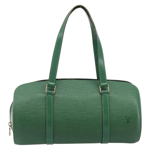 LOUIS VUITTON Epi Soufflot Hand Bag Green M52224 LV Auth ka7257
