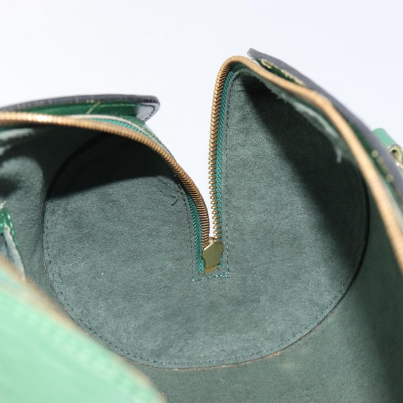 LOUIS VUITTON Epi Soufflot Hand Bag Green M52224 LV Auth ka7257