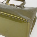 LOUIS VUITTON Monogram Vernis Wilshire PM Bag Gris Art Deco M91627 Auth ka726-10