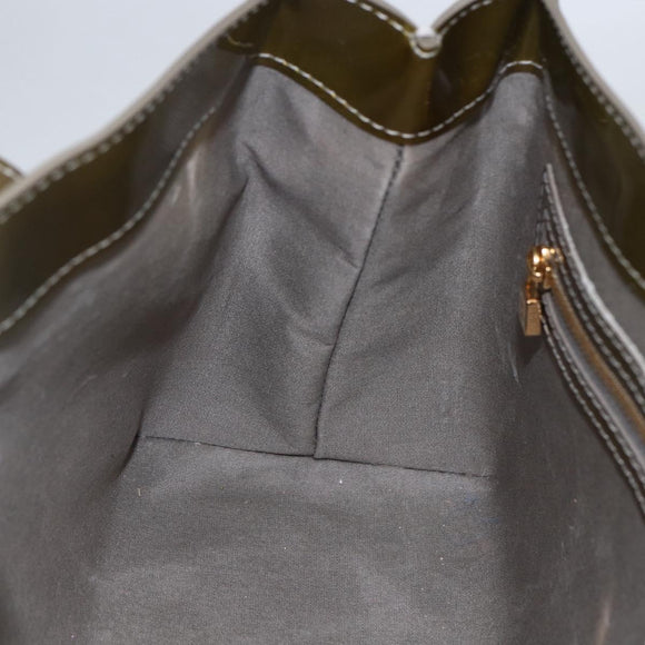 LOUIS VUITTON Monogram Vernis Wilshire PM Bag Gris Art Deco M91627 Auth ka726