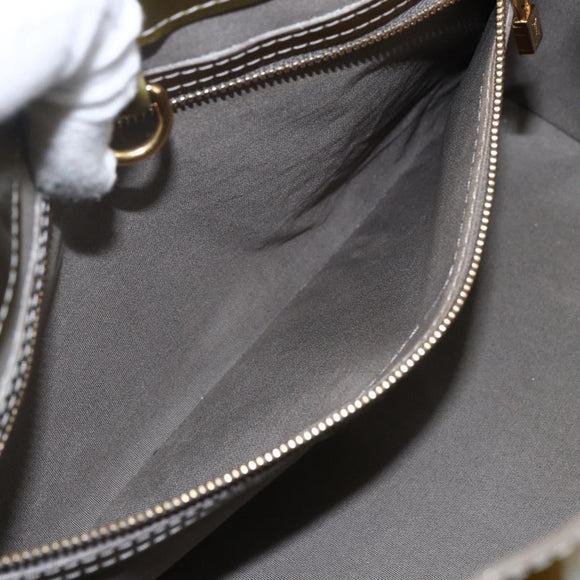 LOUIS VUITTON Monogram Vernis Wilshire PM Bag Gris Art Deco M91627 Auth ka726