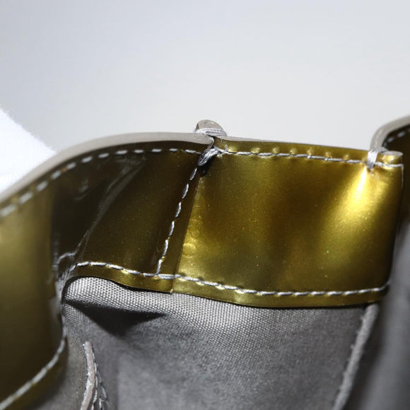 LOUIS VUITTON Monogram Vernis Wilshire PM Bag Gris Art Deco M91627 Auth ka726