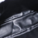 BALLY Quilted Chain Shoulder Bag Leather Black Gold Auth ka727-11