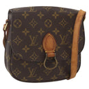 LOUIS VUITTON Monogram Saint Cloud MM Shoulder Bag M51243 LV Auth ka729-1