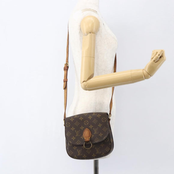 LOUIS VUITTON Monogram Saint Cloud MM Shoulder Bag M51243 LV Auth ka729