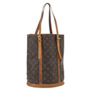 LOUIS VUITTON Monogram Bucket GM Shoulder Bag M42236 LV Auth ka730-1