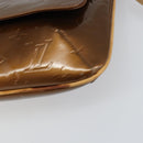 LOUIS VUITTON Monogram Vernis Thompson Street Bag Bronze M91124 LV Auth ka732-9