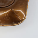 LOUIS VUITTON Monogram Vernis Thompson Street Bag Bronze M91124 LV Auth ka732-15
