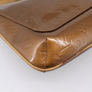 LOUIS VUITTON Monogram Vernis Thompson Street Bag Bronze M91124 LV Auth ka732-16