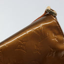 LOUIS VUITTON Monogram Vernis Thompson Street Bag Bronze M91124 LV Auth ka732-10