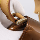LOUIS VUITTON Monogram Vernis Thompson Street Bag Bronze M91124 LV Auth ka732-18