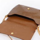 LOUIS VUITTON Monogram Vernis Thompson Street Bag Bronze M91124 LV Auth ka732-11
