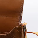 LOUIS VUITTON Monogram Vernis Thompson Street Bag Bronze M91124 LV Auth ka732-20