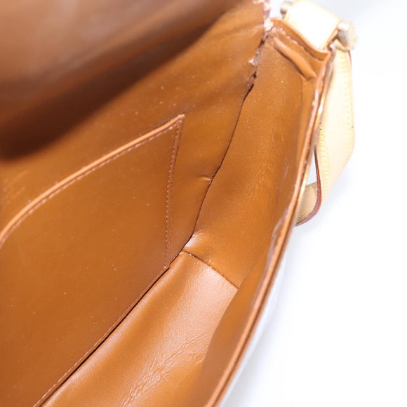 LOUIS VUITTON Monogram Vernis Thompson Street Bag Bronze M91124 LV Auth ka732