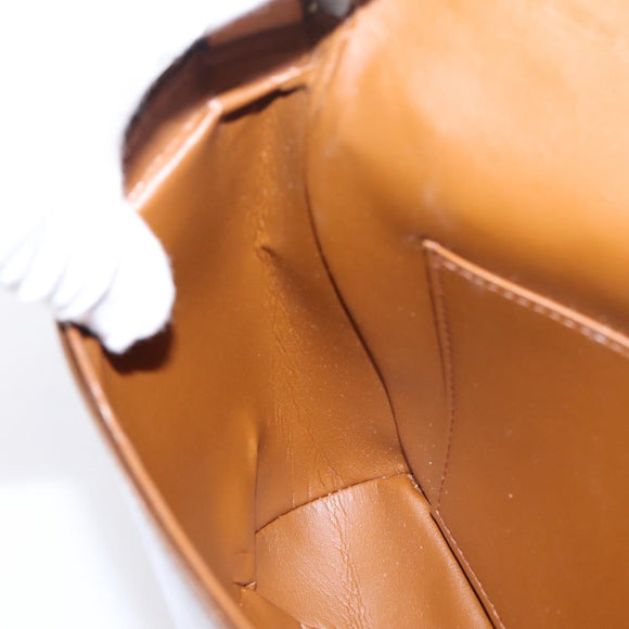 LOUIS VUITTON Monogram Vernis Thompson Street Bag Bronze M91124 LV Auth ka732