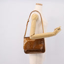 LOUIS VUITTON Monogram Vernis Thompson Street Bag Bronze M91124 LV Auth ka732-26