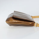 LOUIS VUITTON Monogram Vernis Thompson Street Bag Bronze M91124 LV Auth ka732-3