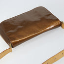 LOUIS VUITTON Monogram Vernis Thompson Street Bag Bronze M91124 LV Auth ka732-6