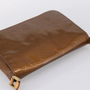 LOUIS VUITTON Monogram Vernis Thompson Street Bag Bronze M91124 LV Auth ka732-6