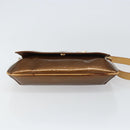 LOUIS VUITTON Monogram Vernis Thompson Street Bag Bronze M91124 LV Auth ka732-5