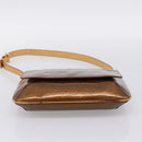 LOUIS VUITTON Monogram Vernis Thompson Street Bag Bronze M91124 LV Auth ka732-5