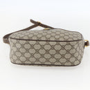 GUCCI GG Supreme Web Sherry Line Bag PVC Beige Gold 89 02 077 Auth ka736-10