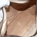 GUCCI GG Supreme Web Sherry Line Bag PVC Beige Gold 89 02 077 Auth ka736-19