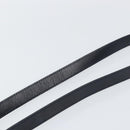 Christian Dior Trotter Canvas Shoulder Bag Navy Gold Auth ka740-8