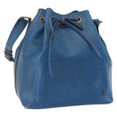 LOUIS VUITTON Epi Petit Noe Shoulder Bag Blue M44105 LV Auth ka741-1