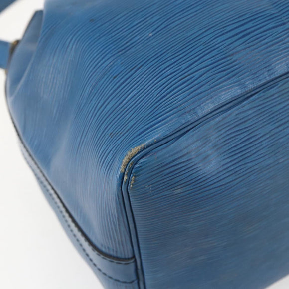 LOUIS VUITTON Epi Petit Noe Shoulder Bag Blue M44105 LV Auth ka741