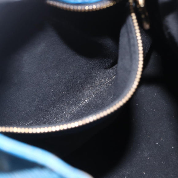 LOUIS VUITTON Epi Petit Noe Shoulder Bag Blue M44105 LV Auth ka741