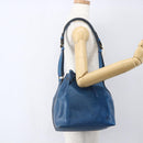 LOUIS VUITTON Epi Petit Noe Shoulder Bag Blue M44105 LV Auth ka741-22