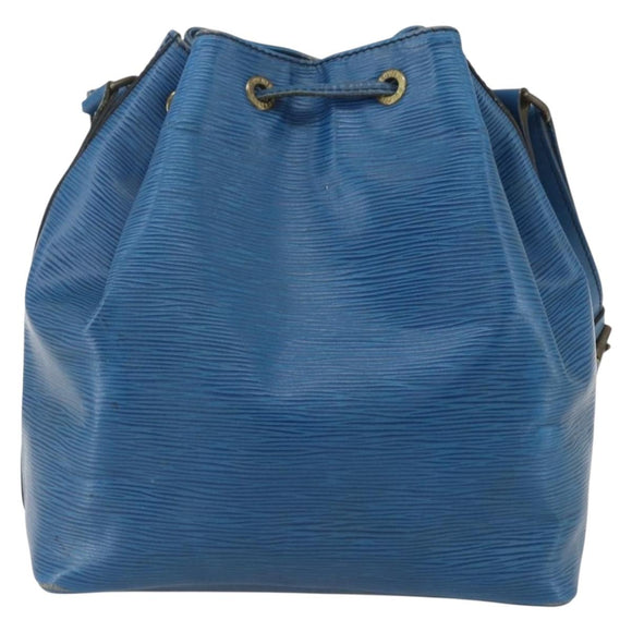 LOUIS VUITTON Epi Petit Noe Shoulder Bag Blue M44105 LV Auth ka741