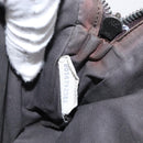 BOTTEGA VENETA INTRECCIATO Clutch Bag Leather Dark Brown Auth ka742-12