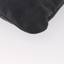 PRADA Shoulder Bag Canvas Navy Silver Auth ka744-11