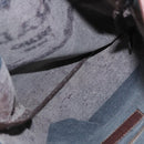 PRADA Shoulder Bag Canvas Navy Silver Auth ka744-15