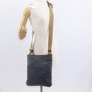 PRADA Shoulder Bag Canvas Navy Silver Auth ka744-22