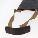 PRADA Shoulder Bag Canvas Navy Silver Auth ka744-7