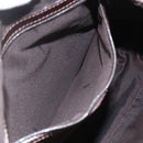 FENDI Zucca Canvas Mamma Baguette Shoulder Bag Beige Silver Auth ka745-22