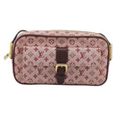 LOUIS VUITTON Monogram Mini Juliet MM Shoulder Bag Red M92219 LV Auth ka748V-13