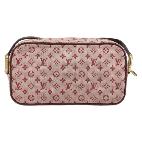 LOUIS VUITTON Monogram Mini Juliet MM Shoulder Bag Red M92219 LV Auth ka748V
