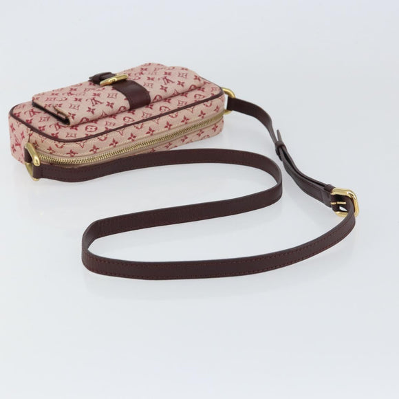 LOUIS VUITTON Monogram Mini Juliet MM Shoulder Bag Red M92219 LV Auth ka748V