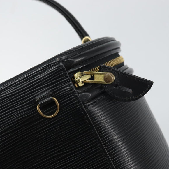 LOUIS VUITTON Epi Cannes Hand Bag Black M48032 LV Auth ka750